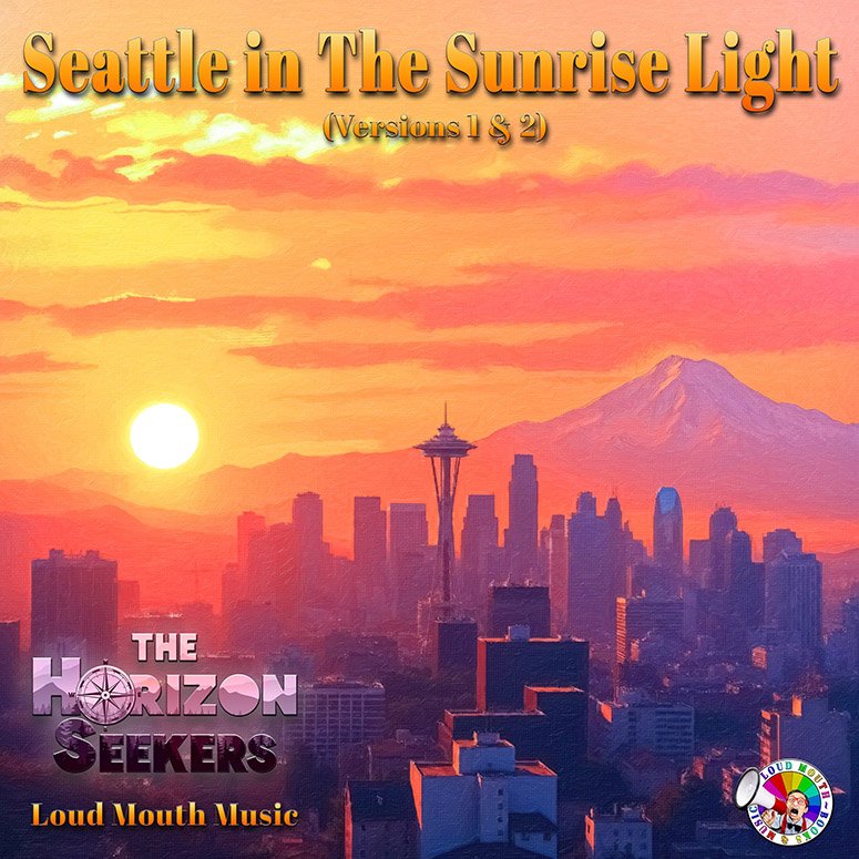 Seattle in The Sunrise Light